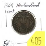 1909 Newfoundland penny