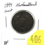 1894 Newfoundland penny