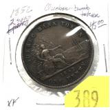 1852 Canadian bank token