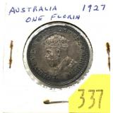 1927 Australia one florin