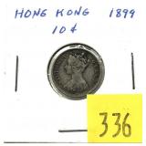 1899 Hong Kong 10-cents