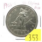 1903-S Phillipines 1 peso