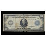 $10 Federal Reserve note, series of 1914