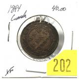1894 Canadian Large cent