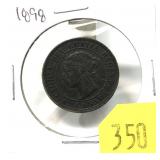 1898 Canadian 1-cent