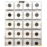 x20- British 3 pence coins(1891-1920)  x20 coins