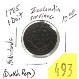 1785 Netherlands 1 duit