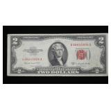 $2 red seal, series of 1953B