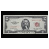 $2 red seal, series of 1953