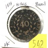 1833 Brazil 40 reis