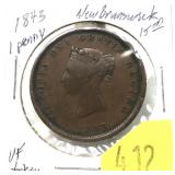 1843 New Brunswick penny