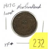 1917C Newfoundland penny