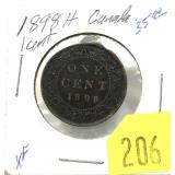 1898H Canadian Large cent