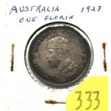 1927 Australia 1 florin
