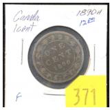 1890H Canadian Large cent