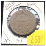1799 French 1 decime
