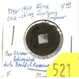 1796-1820 China 1 cash