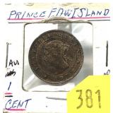 1871 Prince Edward Island penny