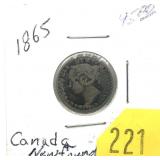 1865 Newfoundland 10-cents