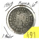 1831A Prussia 1 thaler
