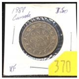 1888 Canadian Large cent