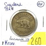 1926 Greenland 1 krone