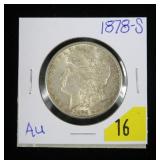 1878-S Morgan dollar, AU