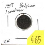 1858 Belgium 1-cent