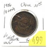 1906 China 10 cash