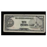 WWII Japanese 10 pesos