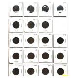 Lot, British half pennies(1864-1967),  57 pcs.