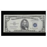 $5 silver certificate, series of 1953