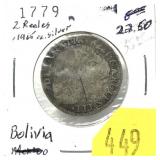 1779 Bolivia 2 reales