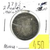 1782 Mexico 2 reales