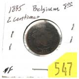 1835 Belgium 2-cents
