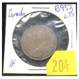 1896 Canadian Large cent