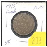 1895 Canadian Large cent