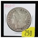 1901-O Morgan dollar