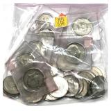 x43- Kennedy half dollars, 40% silver -x43 half