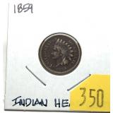 1859 Indian Head cent