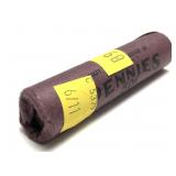 Roll of 1962 Lincoln cents