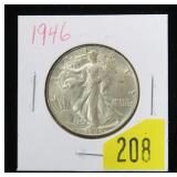 1946 Walking Liberty half dollar