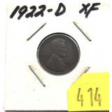 1922-D Lincoln cent