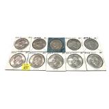 x10- Eisenhower dollars, Unc. -x10 dollars -