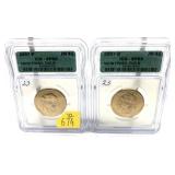 x2- Presidential dollars ICG slab certified SP-66/
