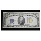 $10 silver certificate North Africa series of