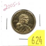 2005-S Proof dollar
