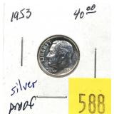 1953 Proof Roosevelt dime