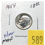1954 Proof Roosevelt dime