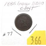 1885 Indian Head cent